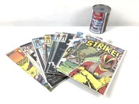 8 comic books dont Starbrand et Strike!