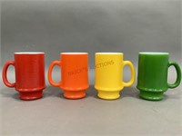 Vintage Textured Coffee Mugs