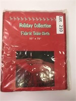 Holiday Red Table Cloth