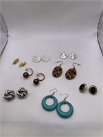 PIERCED EARRING LOT OF 8