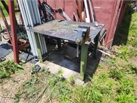 4'X3'  steel welding table with Craftsman 4 1/4"