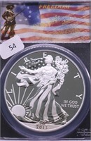 2013 W PCGS MS70 ENHANCED SILVER EAGLE