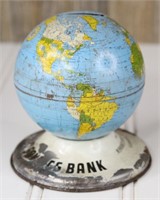 Metal Globe Bank