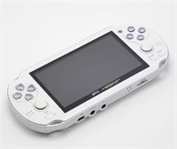 White MP5 handheld game console
