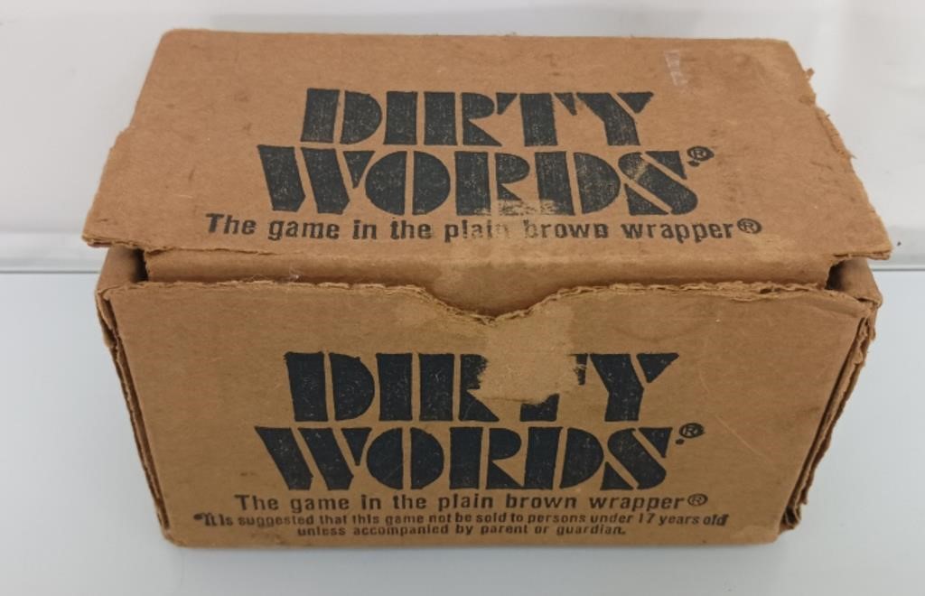 Dirty Words game 1977 complete