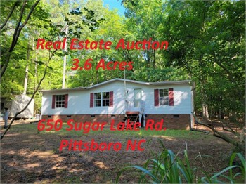 3.6 Acres with Home, Pittsboro NC