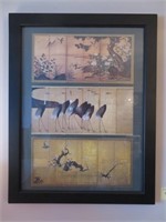 A Decorative Framed Triptych Print