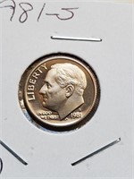 1981-S Proof Roosevelt Dime