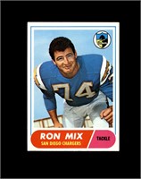 1968 Topps #89 Ron Mix EX to EX-MT+