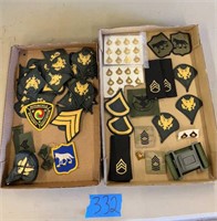 Military patches and pins