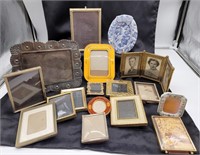 Assorted small photo frames