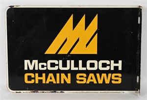 McCULLOCH CHAIN SAWS DST FLANGE SIGN