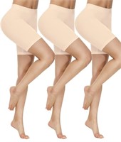 3Pcs Size Large Yeblues Slip Shorts for Women
