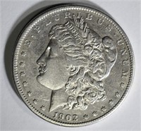 1903-S MORGAN DOLLAR AU CLEANED