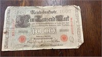1910 German Mark 1000