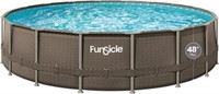 Funsicle 18ft x 48in Round Oasis Pool w/ Pump