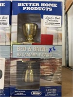 BHP Bed & Bath Knobs in Brass x 6Pcs