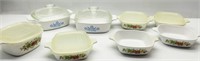 Corning Ware Dishes Different Size