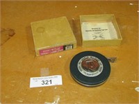 Vintage Lufkin Royal 50' Steel Tape Measure w/ Box