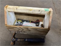 Carpenters Box W/ Hammers