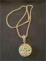 Barse sterling necklace and pendant