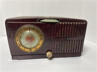 Vintage General Electric Radio Alarm Clock With