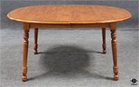 Wood Dining Table w/2 Leaves