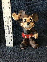 Cast Iron Mickey Mouse Piggy Bank Heavy