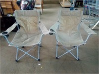 Two Folding Camp Chairs