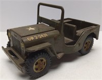 Vintage Tonka Military Army Jeep Pressed Steel