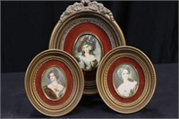 3 FRAMED VICTORIAN PORTRAITS