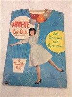 Vtg 1962 Annette Cut Outs Paper Doll Stand Up