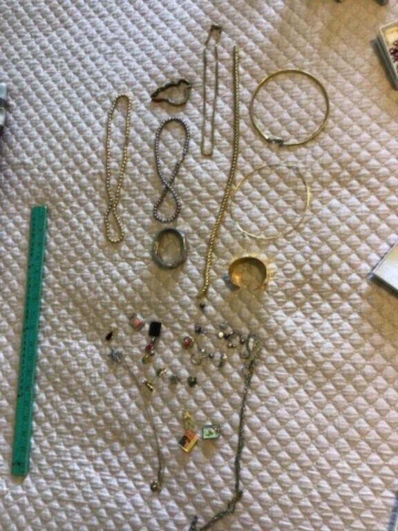 Group  of costume jewelry