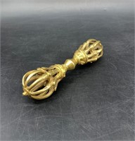 Hand crafted brass durji 6.5"