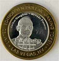 $10 .999 Silver El Cortez Casino Chip