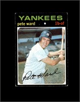 1971 Topps High #667 Pete Ward VG to VG-EX+