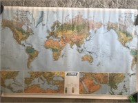 Atlanttrafik Express Service 1977 World Map