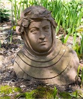 Theodore Gantz Terracotta Bust of Roman Lady