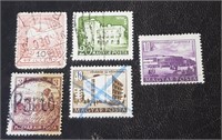 Lot Of Foreign Postage Stamps Hungary
