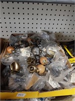 Box Flat of Various Drawer Knobs Hardware