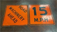 Vintage Metal road signs