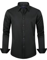 New - (Size:4XL) J.VER Men's Dress Shirts Solid