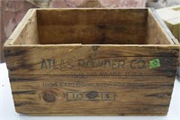 Wooden ammo box