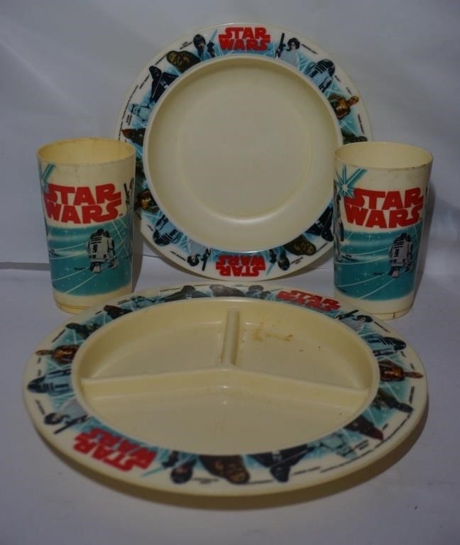 1977 Star Wars Kids Dish set