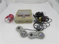 Console Super Nintendo avec accessoires