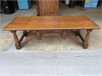 Solid wood coffee table 52 X 22X 17