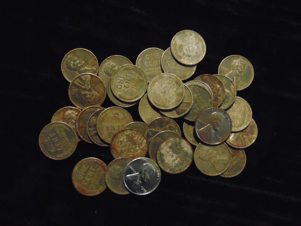 (35) Steel Pennies