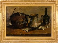 Still LIfe oil painting on canvas by Emil Carlsen