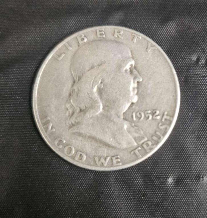 1952 Franklin half dollar