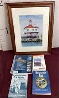 Artwork/Print, Thomas Point, Lighthouse, Signed